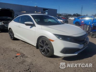 Czwarte zdjęcie samochodu z boku: 2019 HONDA CIVIC SPORT VIN:2HGFC4B84KH302113 - miniatura