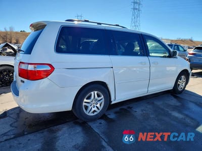 Trzecie zdjęcie samochodu z tyłu: 2007 HONDA ODYSSEY EXL VIN:5FNRL38627B410075 - miniatura