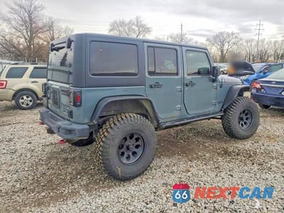 Trzecie zdjęcie samochodu z tyłu: 2014 JEEP WRANGLER UNLIMITED VIN:1C4HJWFG5EL263226 - miniatura