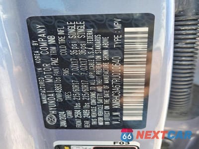 Zdjęcie 14 z 14 samochodu: 2024 HYUNDAI KONA ELECTRIC SEL VIN:KM8HC3A67RU010640 - miniatura