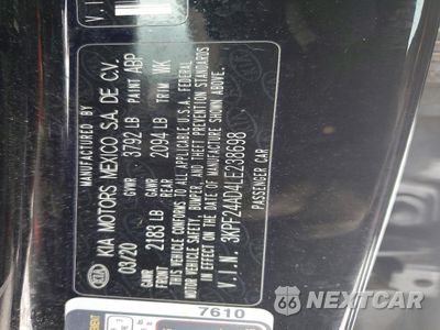 Zdjęcie 12 z 13 samochodu: 2020 KIA FORTE LXS VIN:3KPF24AD4LE238698 - miniatura