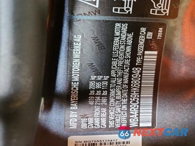 Zdjęcie 12 z 12 samochodu: 2017 BMW 430XI VIN:WBA4R9C59HK680948 - miniatura