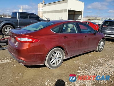 Trzecie zdjęcie samochodu z tyłu: 2014 FORD FUSION SE VIN:3FA6P0HD3ER373530 - miniatura