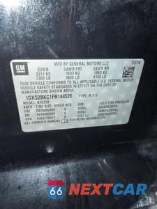 Zdjęcie 10 z 10 samochodu: 2015 GMC YUKON SLT VIN:1GKS2BKC1FR144526 - miniatura