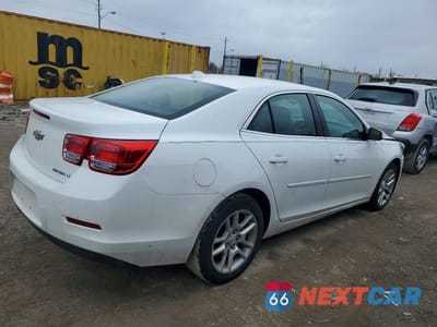 Trzecie zdjęcie samochodu z tyłu: 2014 CHEVROLET MALIBU 1LT VIN:1G11C5SL9EF162500 - miniatura
