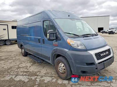Czwarte zdjęcie samochodu z boku: 2020 RAM PROMASTER 3500 DELIVERY VAN VIN:3C6URVJGXLE145369 - miniatura