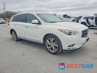 Czwarte zdjęcie samochodu z boku: 2013 INFINITI JX35 BASE VIN:5N1AL0MM9DC313184 - miniatura