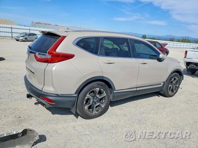 Trzecie zdjęcie samochodu z tyłu: 2018 HONDA CR-V TOURING VIN:5J6RW1H92JL008609 - miniatura