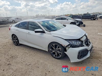 Czwarte zdjęcie samochodu z boku: 2019 HONDA CIVIC SI VIN:2HGFC1E55KH705243 - miniatura