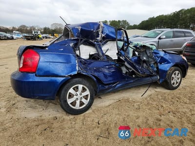 Trzecie zdjęcie samochodu z tyłu: 2009 HYUNDAI ACCENT MC VIN:KMHCN46C89U331353 - miniatura