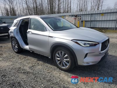 Czwarte zdjęcie samochodu z boku: 2021 INFINITI QX50 LUXE VIN:3PCAJ5BB1MF104324 - miniatura