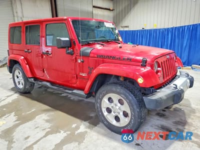 Czwarte zdjęcie samochodu z boku: 2014 JEEP WRANGLER UNLIMITED SAHARA VIN:1C4BJWEG3EL210726 - miniatura