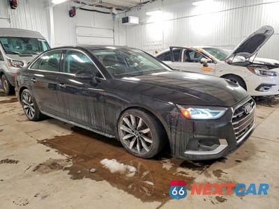 Czwarte zdjęcie samochodu z boku: 2022 AUDI A4 PREMIUM 40 VIN:WAUABAF47NN002737 - miniatura