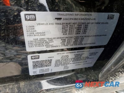 Zdjęcie 12 z 12 samochodu: 2025 CHEVROLET SILVERADO K1500 CUSTOM VIN:1GCPKBEK4SZ242416 - miniatura