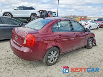 Trzecie zdjęcie samochodu z tyłu: 2008 HYUNDAI ACCENT GLS VIN:KMHCN46C38U278947 - miniatura