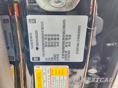 Zdjęcie 12 z 12 samochodu: 2022 CHEVROLET SUBURBAN K1500 LT VIN:1GNSKCKD7NR192855 - miniatura