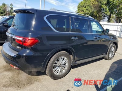 Trzecie zdjęcie samochodu z tyłu: 2020 INFINITI QX80 LUXE VIN:JN8AZ2NF3L9702966 - miniatura
