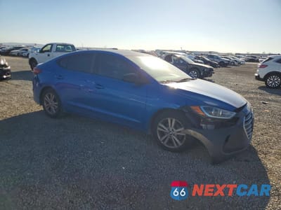 Czwarte zdjęcie samochodu z boku: 2018 HYUNDAI ELANTRA SEL VIN:KMHD84LF1JU554171 - miniatura