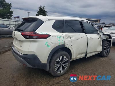Trzecie zdjęcie samochodu z tyłu: 2022 NISSAN ROGUE SV VIN:5N1BT3BB7NC675247 - miniatura