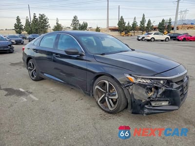 Czwarte zdjęcie samochodu z boku: 2019 HONDA ACCORD SPORT VIN:1HGCV1F38KA136848 - miniatura