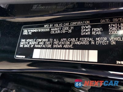 Zdjęcie 12 z 12 samochodu: 2016 VOLVO V60 T5 PREMIER VIN:YV140MEK1G1302205 - miniatura