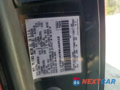 Zdjęcie 12 z 13 samochodu: 1995 FORD F150 VIN:1FTEF14Y8SLA60412 - miniatura