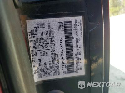 Zdjęcie 12 z 13 samochodu: 1995 FORD F150 VIN:1FTEF14Y8SLA60412 - miniatura