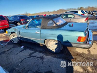 Drugie zdjęcie samochodu z przodu: 1987 MERCEDES-BENZ 560 SL VIN:WDBBA48D9HA064479 - miniatura