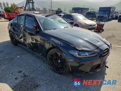 Czwarte zdjęcie samochodu z boku: 2026 BMW M3 COMPETITION VIN:WBS33HJ06TFW16104 - miniatura