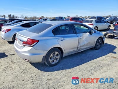 Trzecie zdjęcie samochodu z tyłu: 2015 HONDA CIVIC LX VIN:19XFB2F56FE276556 - miniatura