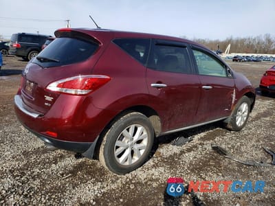 Trzecie zdjęcie samochodu z tyłu: 2011 NISSAN MURANO S VIN:JN8AZ1MW6BW183911 - miniatura