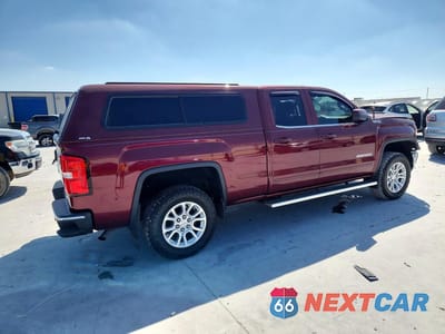 Trzecie zdjęcie samochodu z tyłu: 2015 GMC SIERRA K1500 SLE VIN:1GTV2UEC2FZ337073 - miniatura