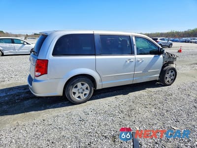 Trzecie zdjęcie samochodu z tyłu: 2012 DODGE GRAND CARAVAN SE VIN:2C4RDGBG3CR367127 - miniatura