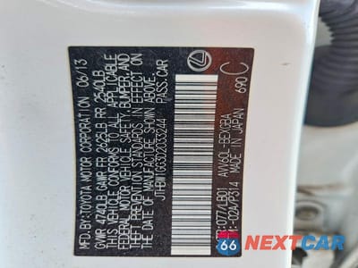 Zdjęcie 13 z 13 samochodu: 2013 LEXUS ES 300H BASE VIN:JTHBW1GG3D2033244 - miniatura