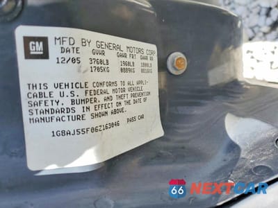 Zdjęcie 12 z 12 samochodu: 2006 SATURN ION LEVEL 2 VIN:1G8AJ55F06Z163046 - miniatura