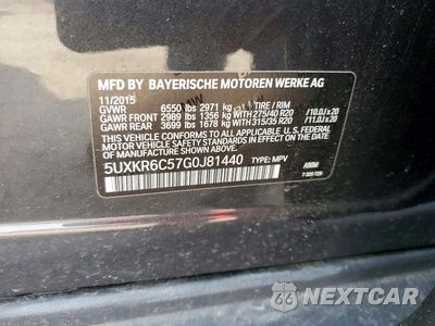 Zdjęcie 13 z 13 samochodu: 2016 BMW X5 XDRIVE50I VIN:5UXKR6C57G0J81440 - miniatura