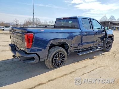 Trzecie zdjęcie samochodu z tyłu: 2021 GMC SIERRA K1500 ELEVATION VIN:1GTR9CED2MZ434562 - miniatura