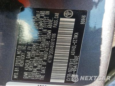 Zdjęcie 12 z 12 samochodu: 2011 TOYOTA CAMRY LE VIN:4T1BF3EK4BU610106 - miniatura