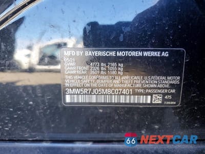 Zdjęcie 13 z 13 samochodu: 2021 BMW 330XI VIN:3MW5R7J05M8C07401 - miniatura