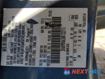 Zdjęcie 12 z 12 samochodu: 2011 FORD FUSION SE VIN:3FAHP0HA5BR132711 - miniatura