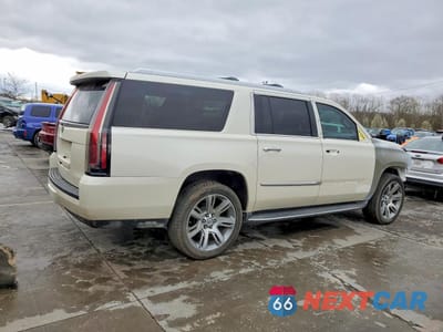 Trzecie zdjęcie samochodu z tyłu: 2015 CADILLAC ESCALADE ESV LUXURY VIN:1GYS4HKJ5FR227491 - miniatura