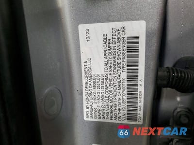 Zdjęcie 12 z 12 samochodu: 2023 ACURA TLX VIN:19UUB5F39PA007190 - miniatura