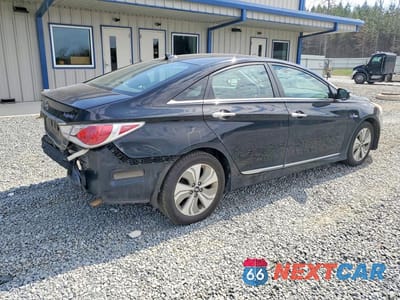 Trzecie zdjęcie samochodu z tyłu: 2013 HYUNDAI SONATA HYBRID LIMITED VIN:KMHEC4A49DA092551 - miniatura