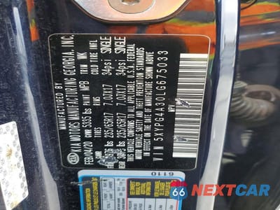 Zdjęcie 12 z 12 samochodu: 2020 KIA SORENTO LX VIN:5XYPG4A30LG675033 - miniatura