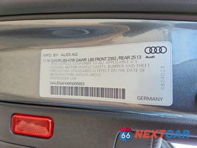Zdjęcie 12 z 12 samochodu: 2019 AUDI A4 PREMIUM PLUS VIN:WAUENAF4XKN005653 - miniatura