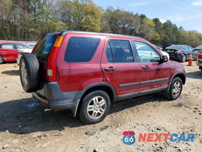 Trzecie zdjęcie samochodu z tyłu: 2004 HONDA CR-V EX VIN:SHSRD788X4U219885 - miniatura