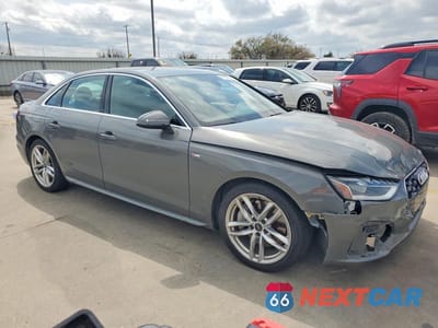 Czwarte zdjęcie samochodu z boku: 2023 AUDI A4 PREMIUM PLUS 45 VIN:WAUEAAF49PN005985 - miniatura