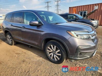 Czwarte zdjęcie samochodu z boku: 2019 HONDA PILOT EXL VIN:5FNYF6H51KB093541 - miniatura