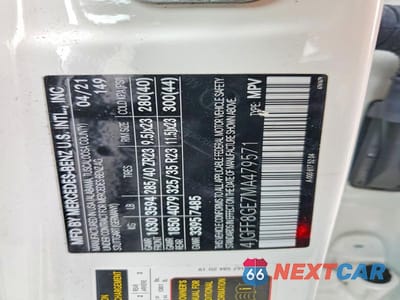 Zdjęcie 13 z 13 samochodu: 2021 MERCEDES-BENZ GLS 580 4MATIC VIN:4JGFF8GE7MA479571 - miniatura