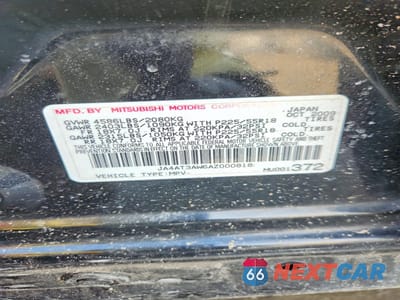 Zdjęcie 13 z 14 samochodu: 2010 MITSUBISHI OUTLANDER SE VIN:JA4AT3AW6AZ000818 - miniatura